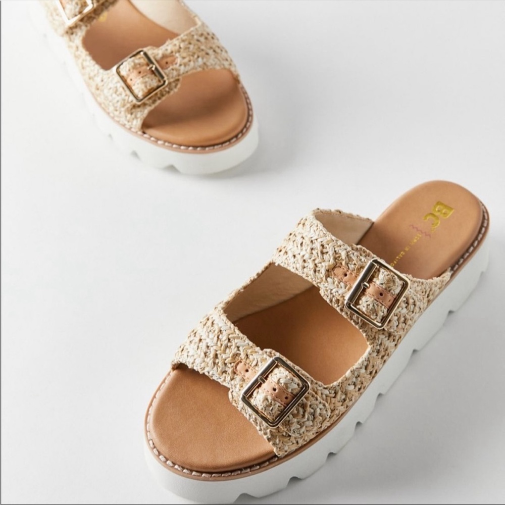 NWOT BC Footwear Hand to Hold Platform Sandal Sz 7.5